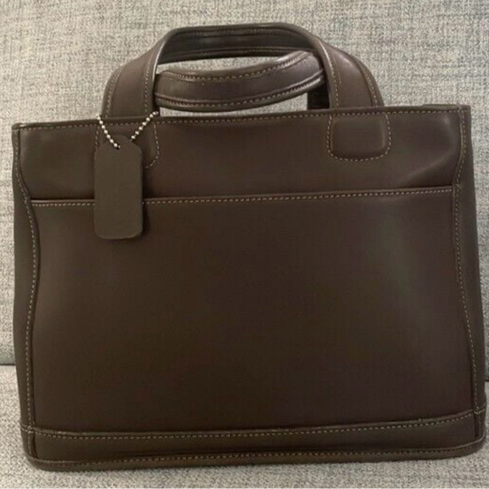 Vintage Coach Grey 9303 Bleecker Satchel Bag